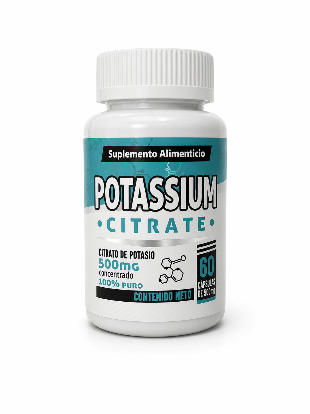 Citrato de Potasio - 60 caps 500 mg