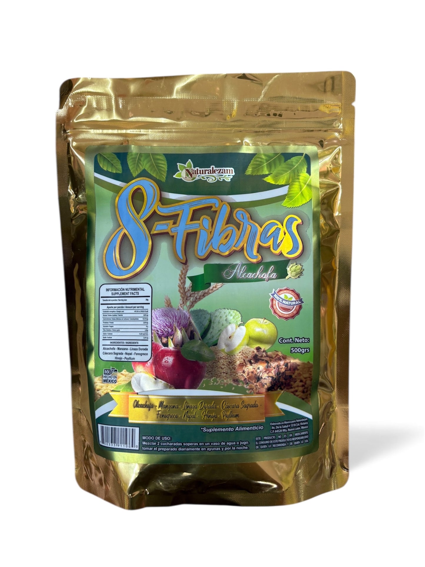 8 Fibras 500 grs