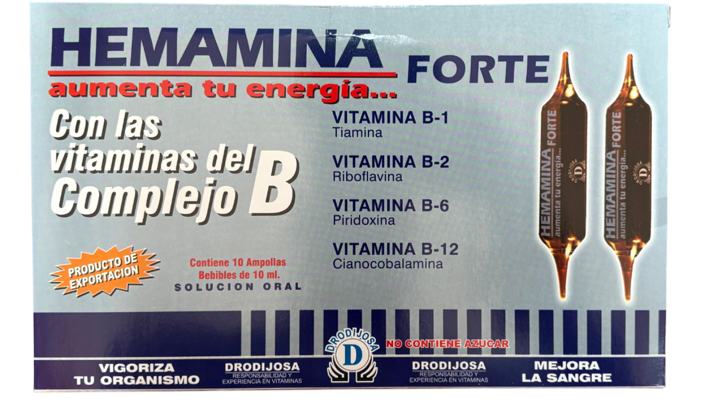 Hemamina Forte – Energía y Vitalidad - 10 microdosis