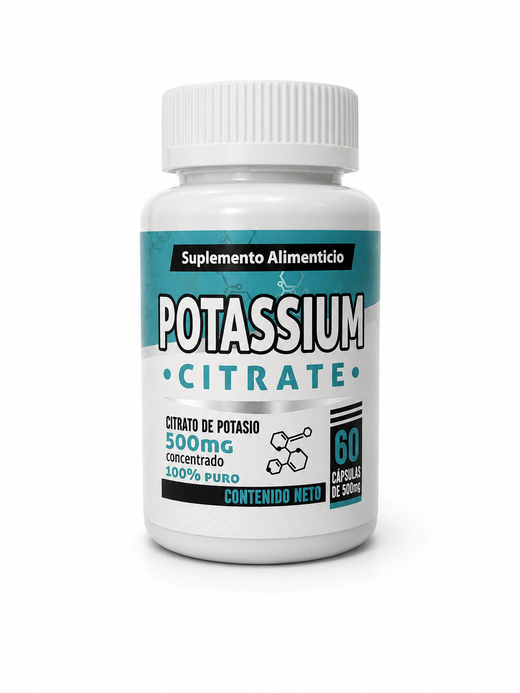 Citrato de Potasio - 60 caps 500 mg
