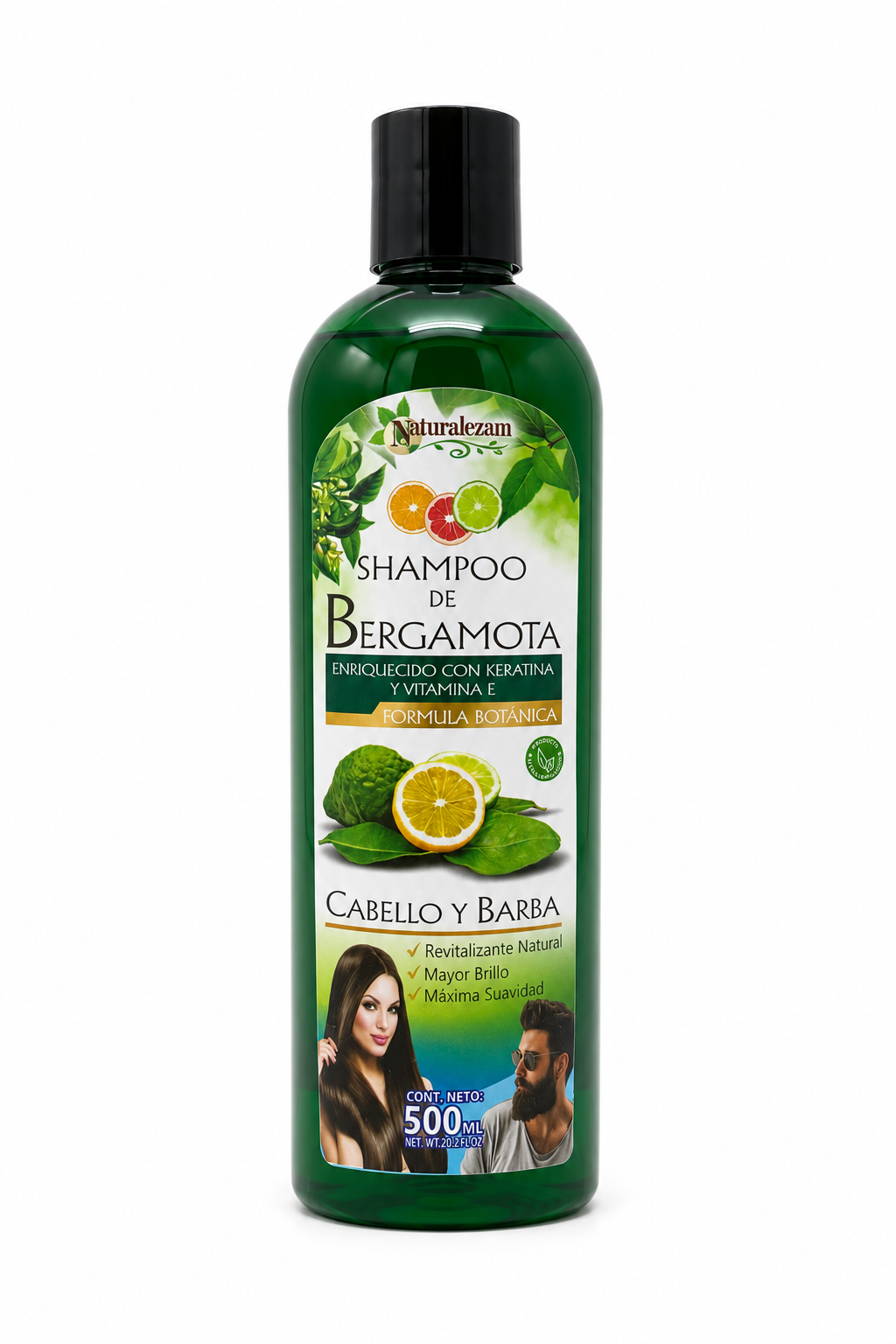 Shampoo de Bergamota 500 ml