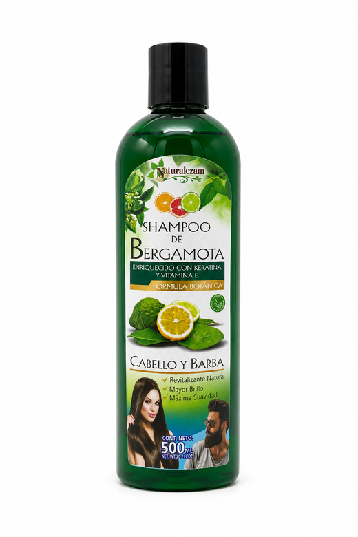 Shampoo de Bergamota 500 ml