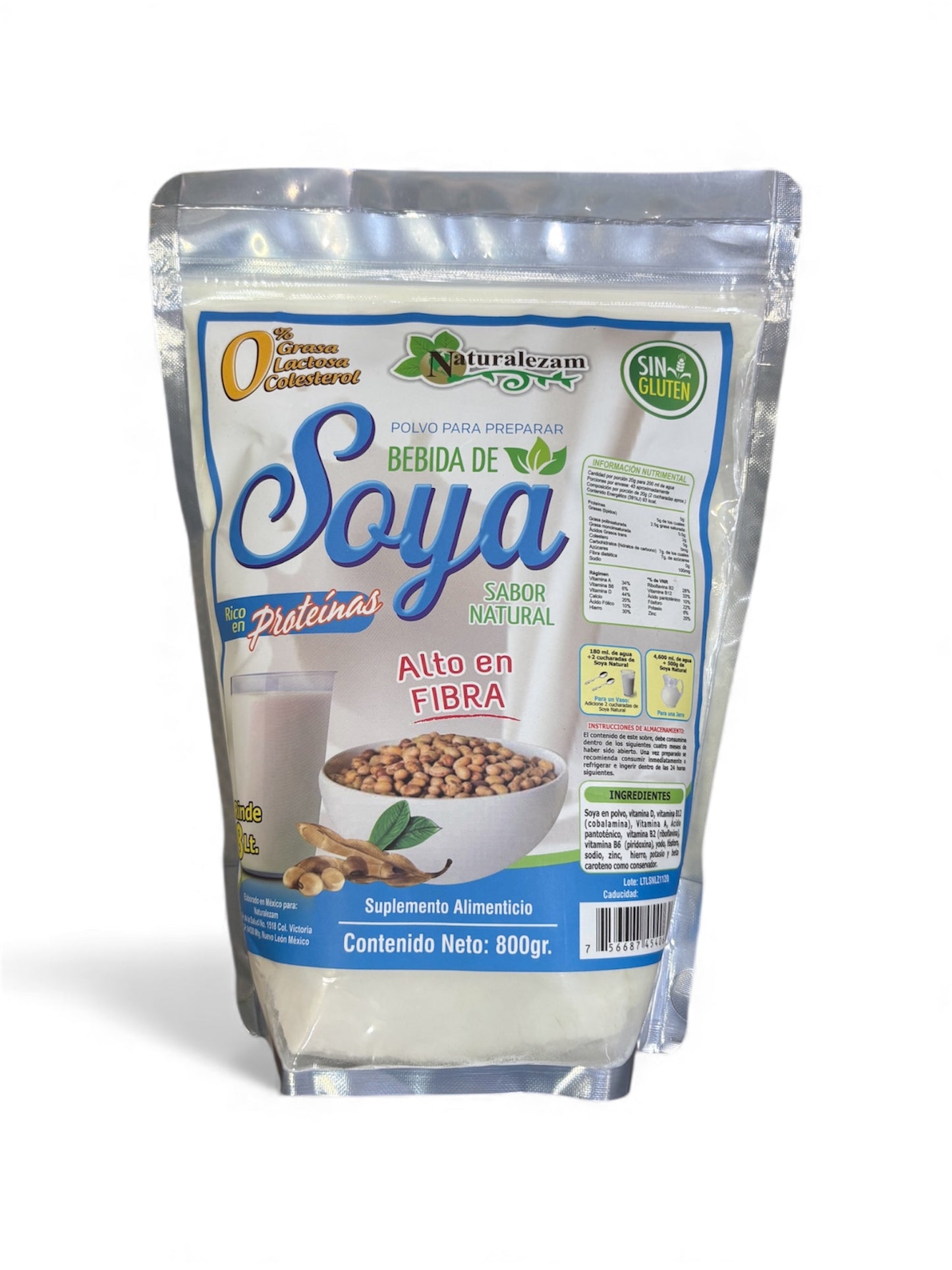Leche de Soya - 800gr